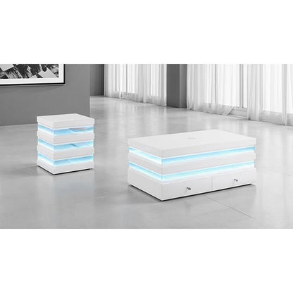  Furniture of America Anwar FM47009WH-E End Table IMAGE 2