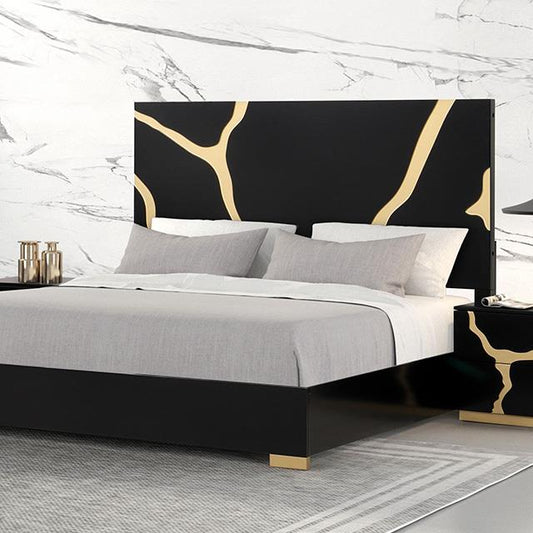  Furniture of America Goldsberg FM7425BK-EK-G-BED King Bed IMAGE 1