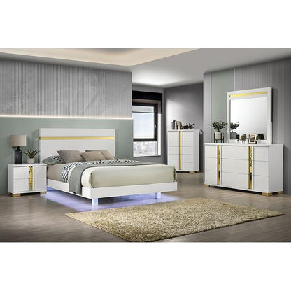 Furniture of America Lillestrom FM7217WH-T-BED Twin Bed IMAGE 2