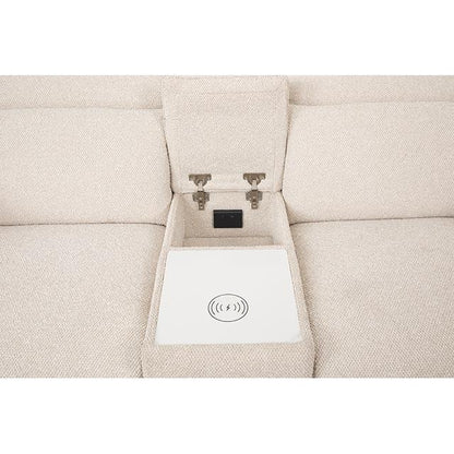  Furniture of America Thaddea CM9934WH-LV-PM-PK Power Loveseat IMAGE 4