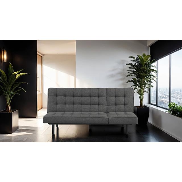  Furniture of America Naperville FM2802DG Futon Sofa IMAGE 2