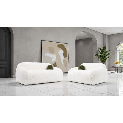  Furniture of America Darwen FM64006WH-LV Loveseat IMAGE 2