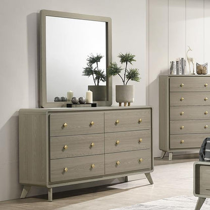  Furniture of America Rainier FM72002GY-M Mirror IMAGE 3