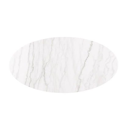  Furniture of America Virden FM47000BK-CO Oval Cocktail Table IMAGE 3