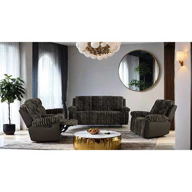  Furniture of America Dionysus FM64003BR-LV-M Manual Reclining Loveseat IMAGE 2