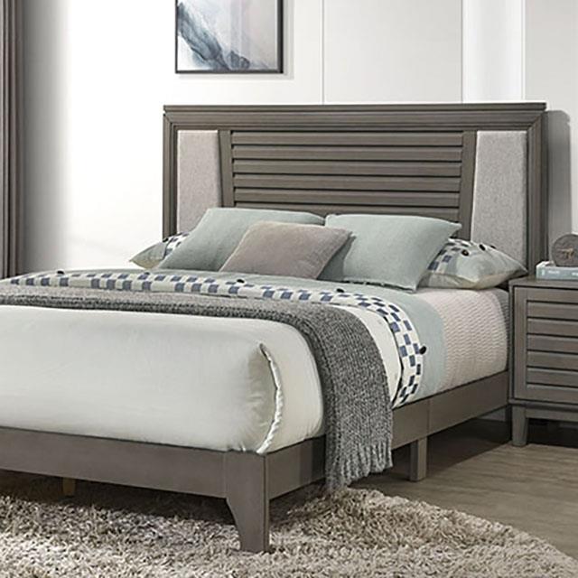  Furniture of America Amar TM7502GY-Q Queen Bed IMAGE 1
