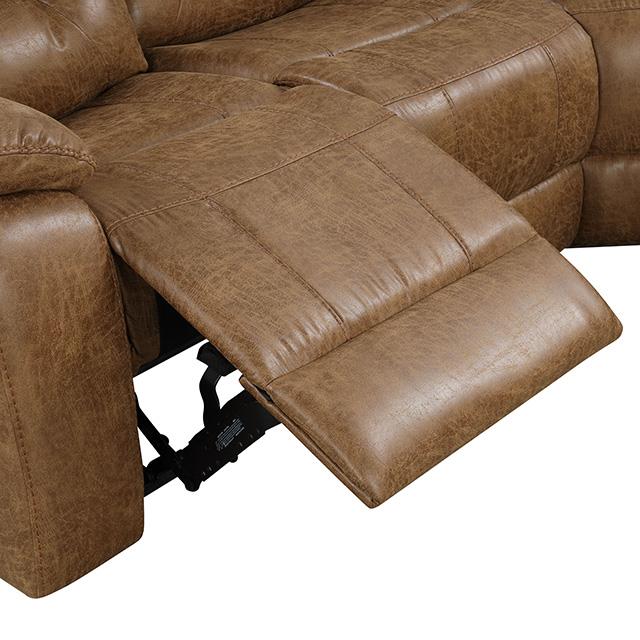  Furniture of America Ezekius FM6011BR-M-SECT Manual Sectional IMAGE 5