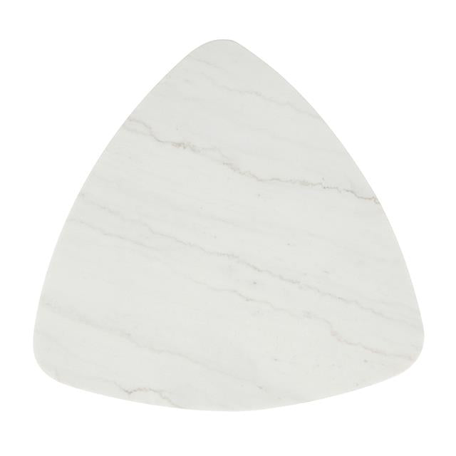  Furniture of America Thisted FM44002WH-CT Triangle Marble Coffee Table IMAGE 3