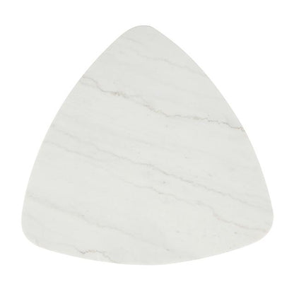  Furniture of America Thisted FM44002WH-CT Triangle Marble Coffee Table IMAGE 3