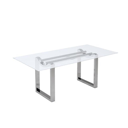  Furniture of America Silvestri FM37000SV-T-TABLE Dining Table IMAGE 1