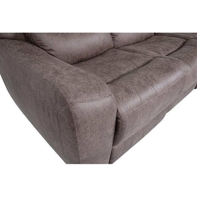 Furniture of America Demetrius CM9931BR-CH-PM Power Recliner IMAGE 3