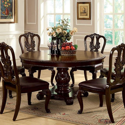  Furniture of America Bellagio CM3319RT-5PC-FABRIC 5 Pc Dining Table Set IMAGE 7