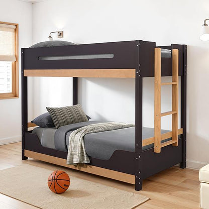 Furniture of America Nestor FM-BK201BK-T-BED Twin/Twin Bunk Bed IMAGE 1