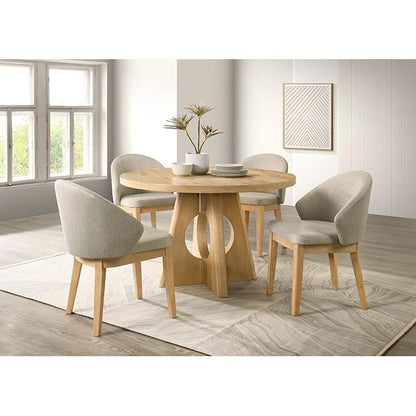  Furniture of America Ozark FM3223AK-RT Round Dining Table IMAGE 2