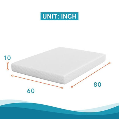  Furniture of America Artemisia DM530-Q-EU 10" Queen Memory Foam Mattress IMAGE 3