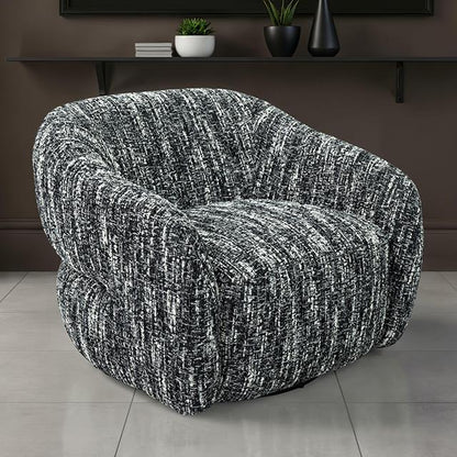  Furniture of America Pyrena FM-AC6013BK-SW Swivel Chair IMAGE 1