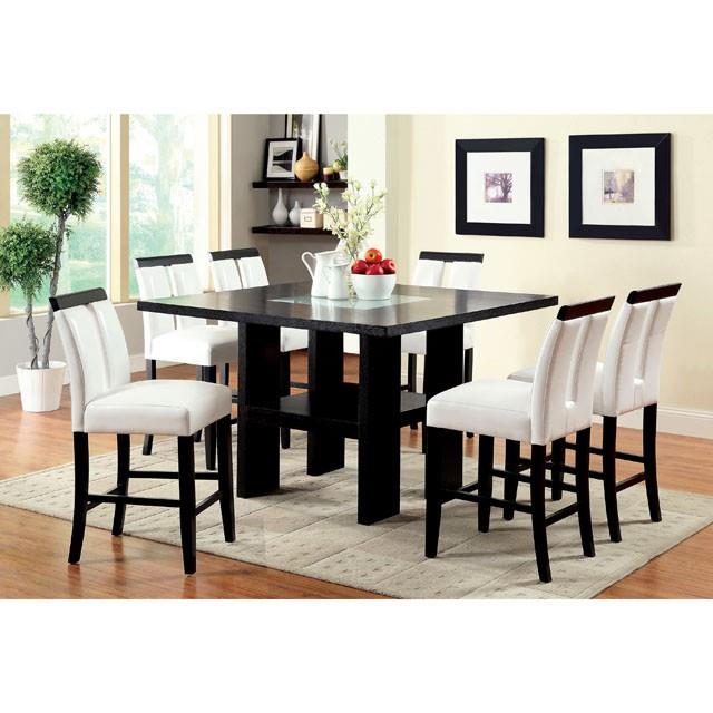  Furniture of America Luminar CM3559PT-7PC 7 Pc Counter Height Table Set IMAGE 1