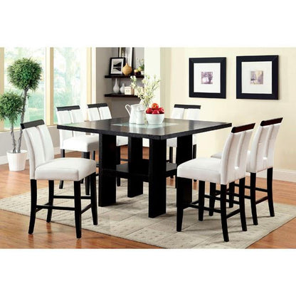 Furniture of America Luminar CM3559PT-7PC 7 Pc Counter Height Table Set IMAGE 1