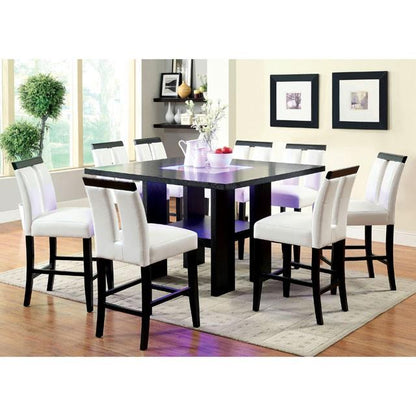 Furniture of America Luminar CM3559PT-7PC 7 Pc Counter Height Table Set IMAGE 4