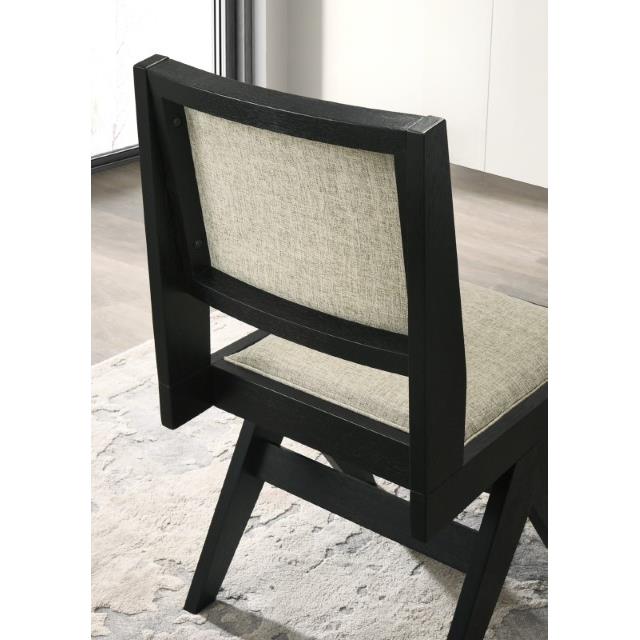  Furniture of America Tottenham FM3222BK-SC-2PK Side Chair IMAGE 2