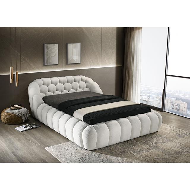  Furniture of America Newquay FM7260WH-Q-BED Queen Bed IMAGE 3