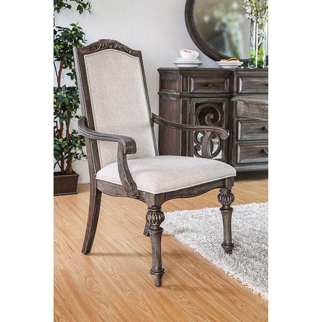  Furniture of America Arcadia CM3150T-7PC 7 Pc Dining Table Set IMAGE 4