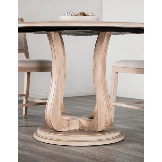  Furniture of America Orbetello FM3601NT-PT 54" Round Counter Table IMAGE 3