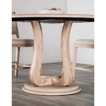  Furniture of America Orbetello FM3601NT-PT 54" Round Counter Table IMAGE 3
