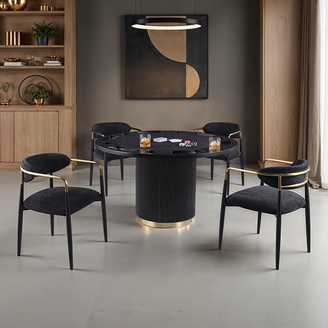  Furniture of America Frascone FM-GM700BK-T-5PC03BK 5 Pc Dining Table Set IMAGE 1