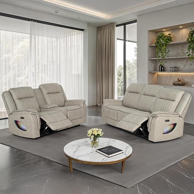  Furniture of America Arturus NX6061LB-LV-PM Power Loveseat IMAGE 2