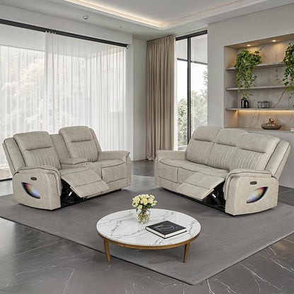  Furniture of America Arturus NX6061LB-LV-PM Power Loveseat IMAGE 2