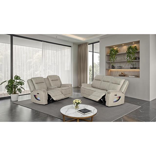  Furniture of America Arturus NX6061LB-LV-PM Power Loveseat IMAGE 3
