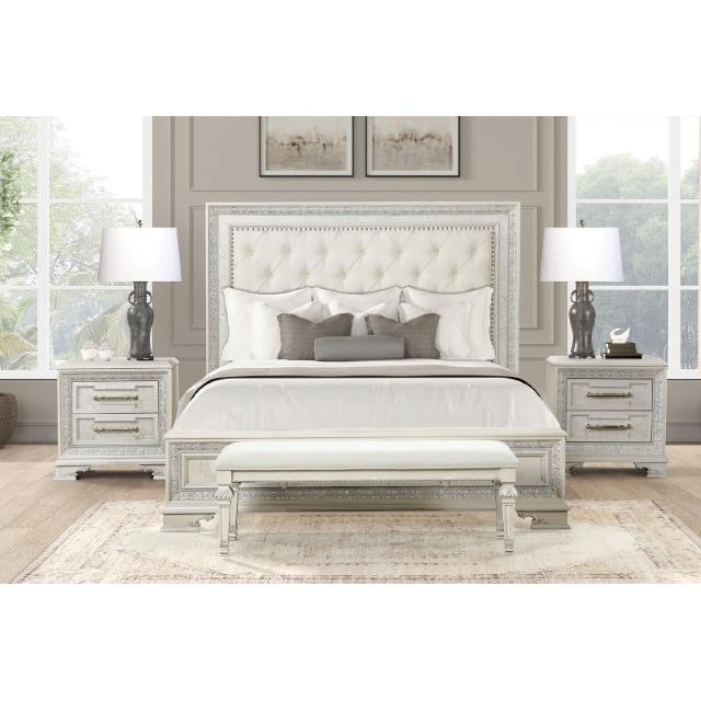  Furniture of America Stella Mia FM70000WH-Q-F-BED Queen Bed IMAGE 3