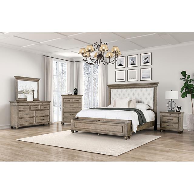  Furniture of America Philomath FM7430BR-Q-BED Queen Bed IMAGE 2