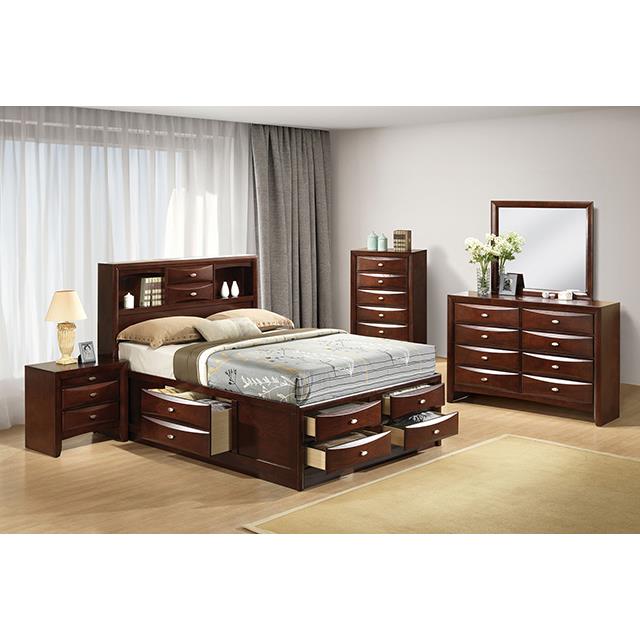  Furniture of America Zosimo FM7210CH-Q-BED Queen Storage Bed IMAGE 2