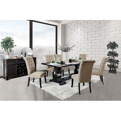  Furniture of America Nerissa CM3840T-7PC 7 Pc Dining Table Set IMAGE 1