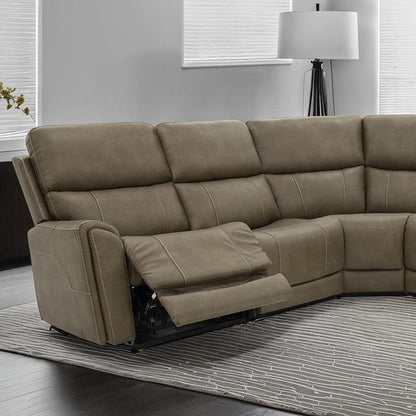  Furniture of America Orpheus FM68100BR-SECT-PM Power Sectional IMAGE 1