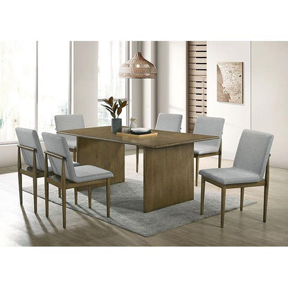  Furniture of America St Gallen CM3244NT-T-7PC 7 Pc Dining Table Set IMAGE 1