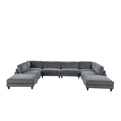  Furniture of America Dagenham FM6800GY-B Sectional IMAGE 4