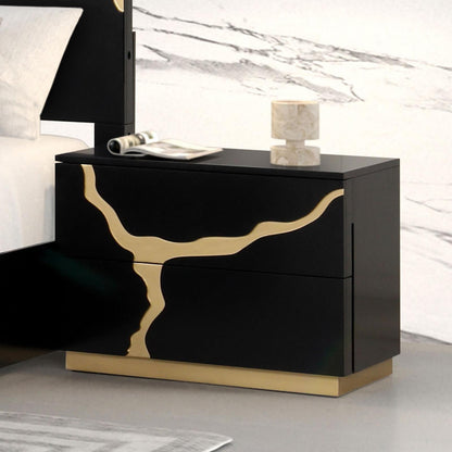  Furniture of America Goldsberg FM7425BK-N Nightstand IMAGE 1