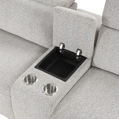  Furniture of America Hieronimus FM6014LG-SECT-PM Power Sectional IMAGE 10
