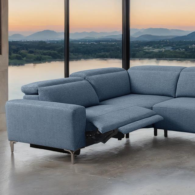  Furniture of America Melancton CM9933BL-SECT-PM Power Sectional IMAGE 1