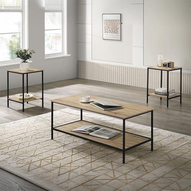  Furniture of America Pallas FM42903NT-3PK 3 Pc Table Set IMAGE 1