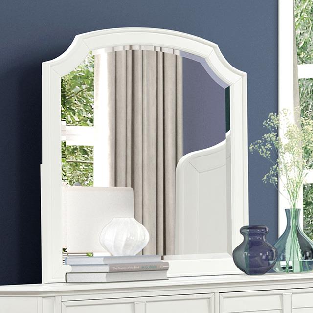  Furniture of America Whitehaven FM7708WH-M Mirror IMAGE 1