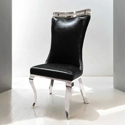  Furniture of America Palazzo FM33010BK-SC-2PK Set Of 2 Chair IMAGE 1
