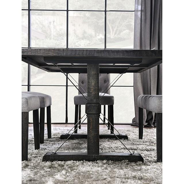  Furniture of America Alfred CM3735T-GY-7PC 7 Pc Dining Table Set IMAGE 4