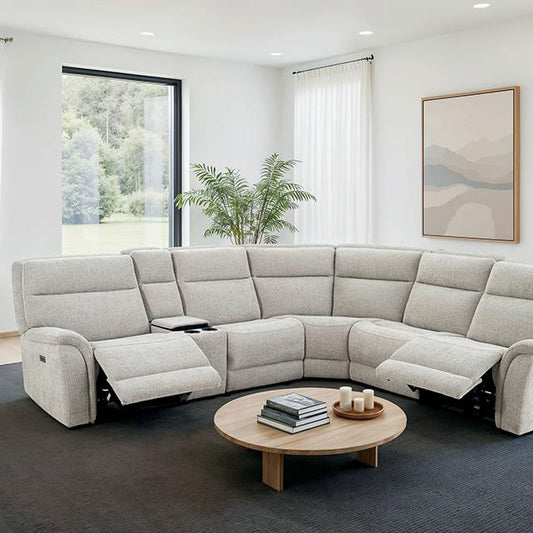  Furniture of America Mattheus CM9944LG-SECT-PM Power Sectional IMAGE 1