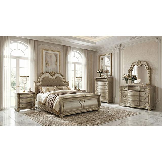  Furniture of America Fromberg FM7670GD-Q-BED Queen Bed IMAGE 2