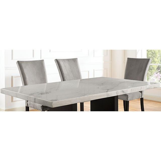  Furniture of America Kian CM3744T-7PC-GY 7 Pc Dining Table Set IMAGE 3
