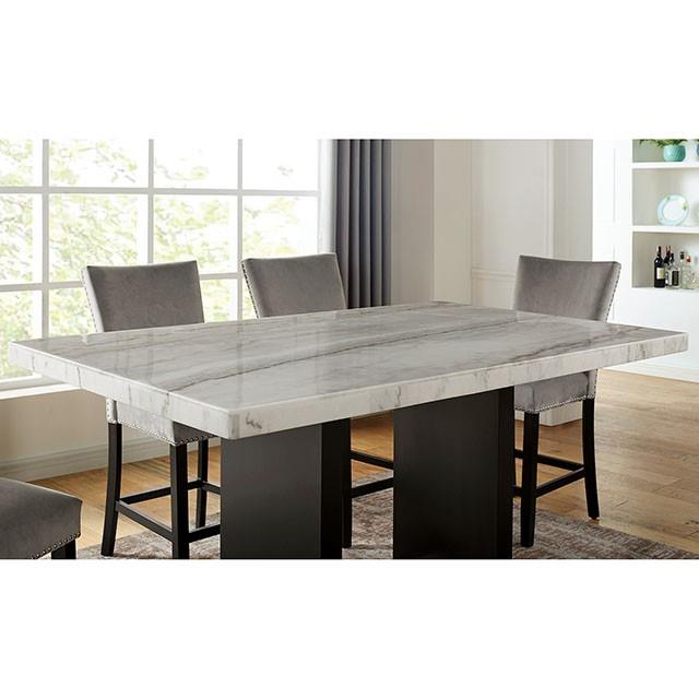 Furniture of America Kian CM3744PT-7PC 7 Pc Counter Height Table Set IMAGE 2
